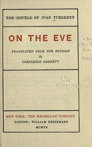 On the Eve cover