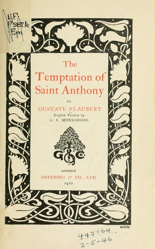 The Temptation of Saint Anthony cover